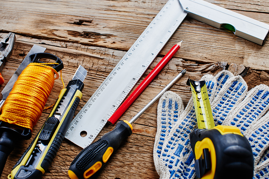 set of tools to do Maintenance work before home inspection services are carried out